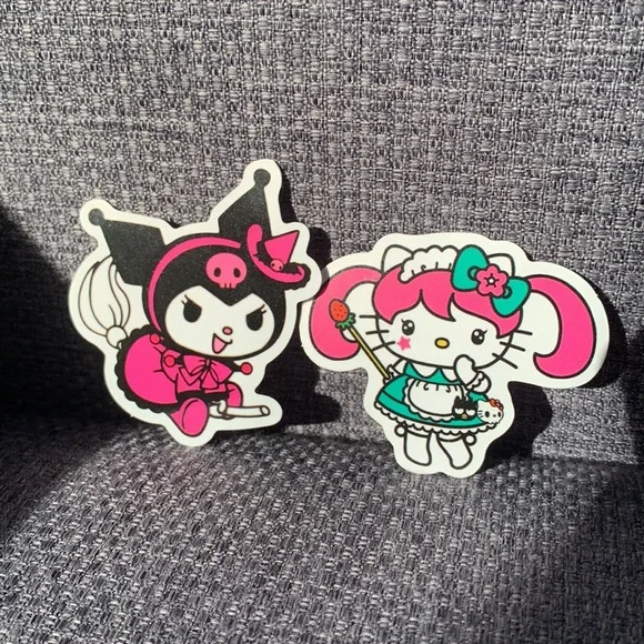 Sanrio Kuromi Buddy Figurine Free Stickers With Purchase Miniso Mystery Box Find - Picture 4 of 4